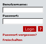Abbildung Anmeldemaske 