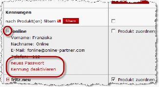 Abbildung: Großkundenkennungsverwaltung